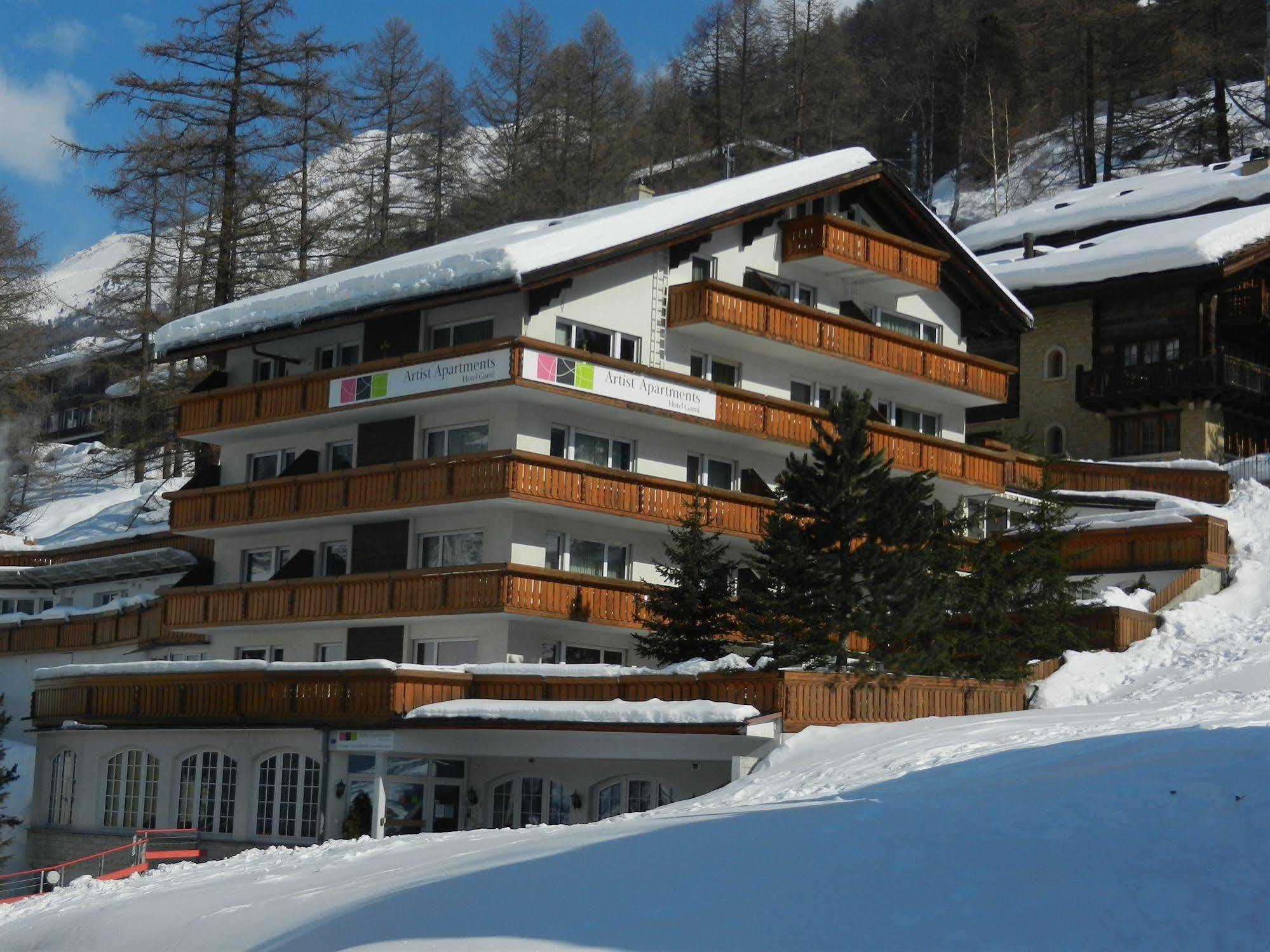 Artist Apartments & Hotel Garni Zermatt Zewnętrze zdjęcie